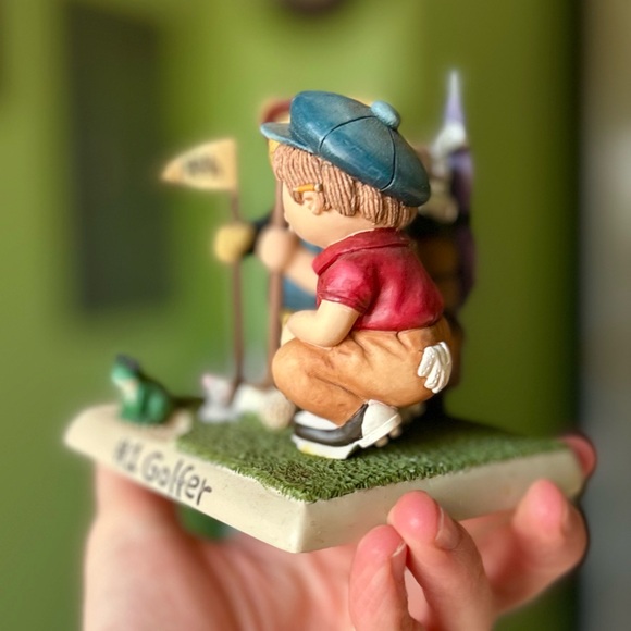 VTG 3D Golfer Golfing Bear Animals & Friend Zingle-Berry Collectible Figurine - Picture 7 of 13